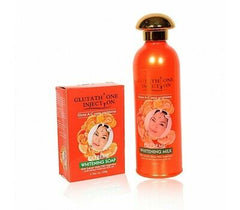 GLUTATHIONE INJECTION EXTREME WHITENING LOTION  400ML AND SOAP
