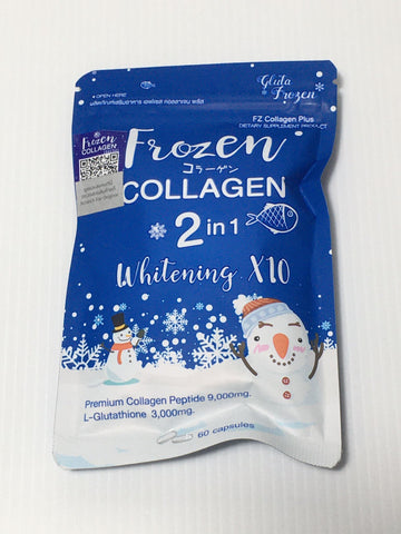 Gluta Frozen Frozen Collagen  is  2 in 1 dietary supplement