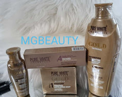 PURE WHITE GOLD LOTION, SOAP, OIL, TUBECREAM