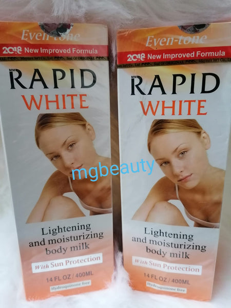 Rapid White Lightening and Moisturizing Body Milk 400mls