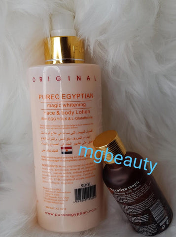 PUREC EGYPTIAN GOLD MAGIC WHITENING LOTION AND SERUM