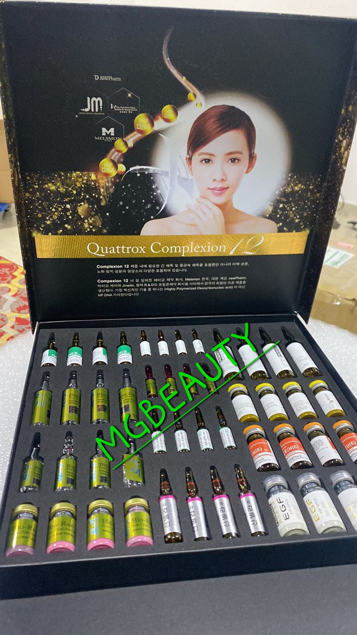 Quattrox Complexion 12 Infusion Skin Whitening Injection – Mgbeauty Place