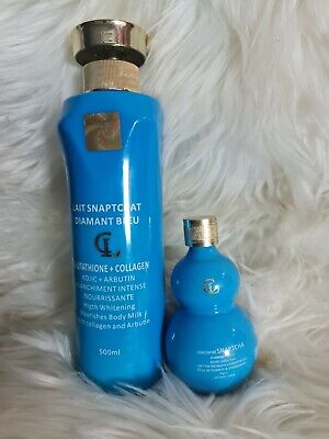 Copy of Lait Snapchat diamant blue body lotion 500mls and Serum