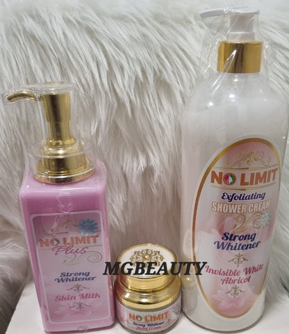 Limit strong whitener(PLUS)lotion +Shower Cream  +facecream 3in1
