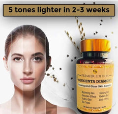 Glucenra Diamond Glutathione whitening Supplement (50 capsules) PREMIE – MGbeauty Place