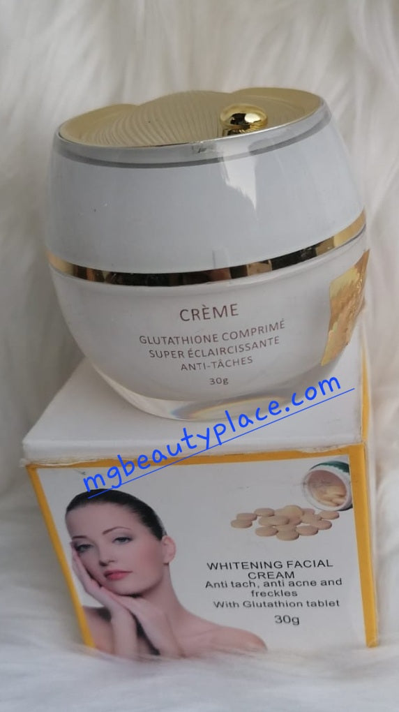 Glutathione Comprime Super Fort Whitening Facecrem MGbeauty Place Glutathione Comprime Super Fort Whitening Facecrem MGbeauty Place