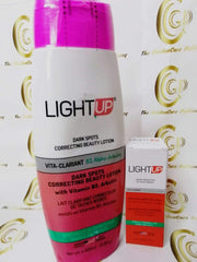 Light Up Dark Spots Correcting Beauty Lotion and Oil with Collagen  B-Carotene  Vitamin C