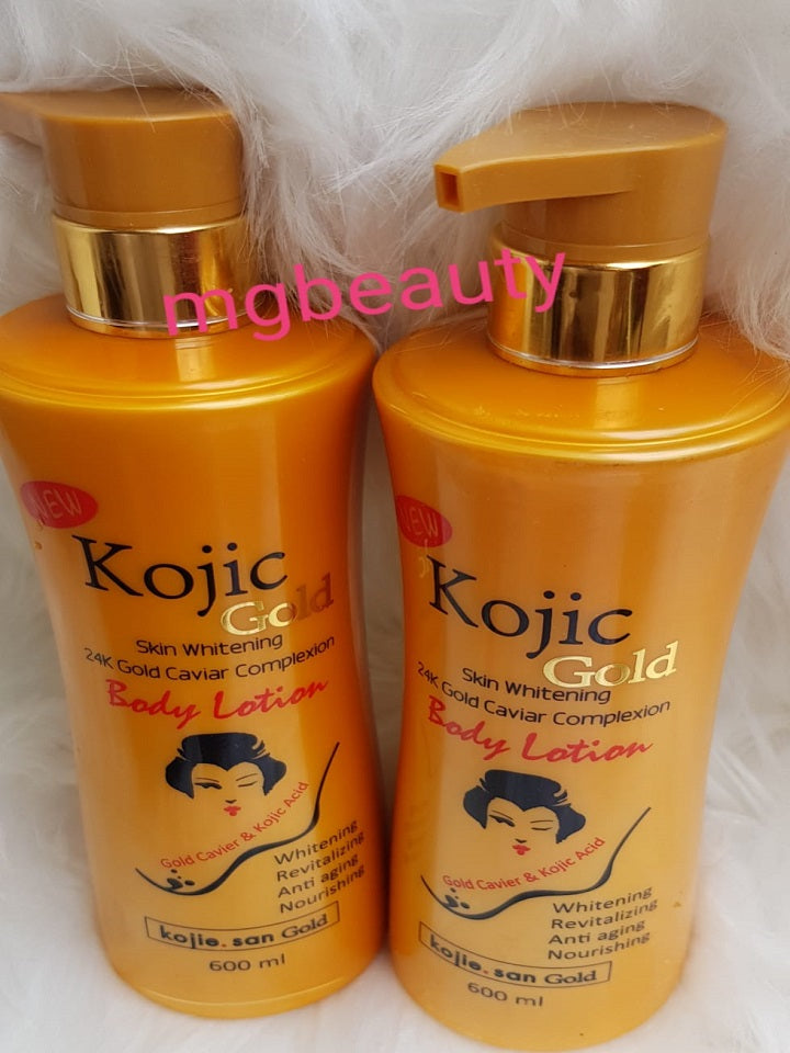 KOJIC Gold 24K Skin whitening body lotion- 600ml MGbeauty Place KOJIC Gold 24K Skin whitening body lotion- 600ml MGbeauty Place