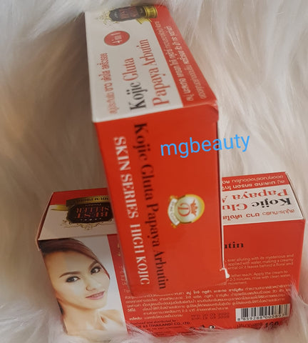 X 2 KOJIC WHITE SOAP Gluta Papaya Arbutin Skin Whitening In 7 Days