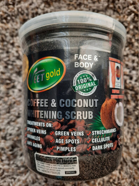 Veet Gold Coffee and Coconut Scrub
